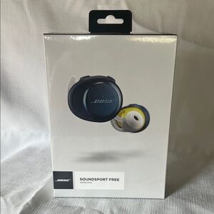 Bose SoundSport Free Earbuds - Navy and Lime